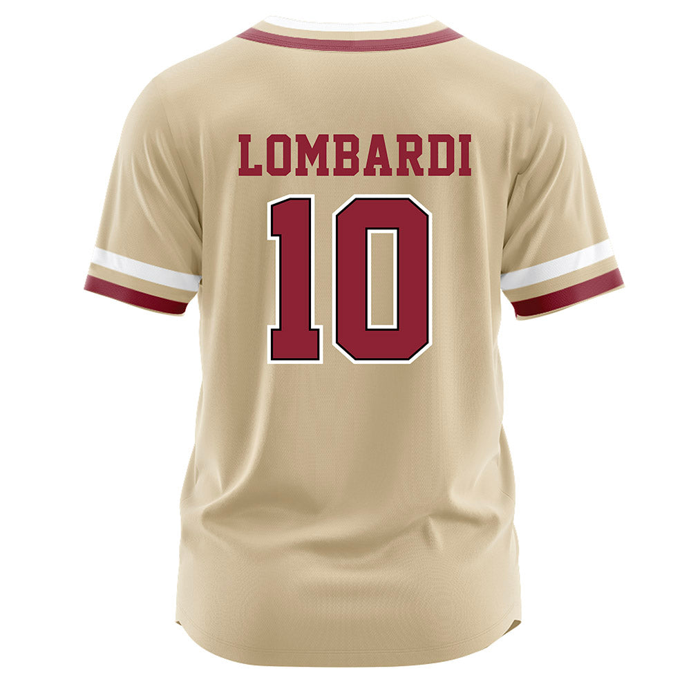 Boston College - NCAA Baseball : Brad Lombardi - Gold Jersey