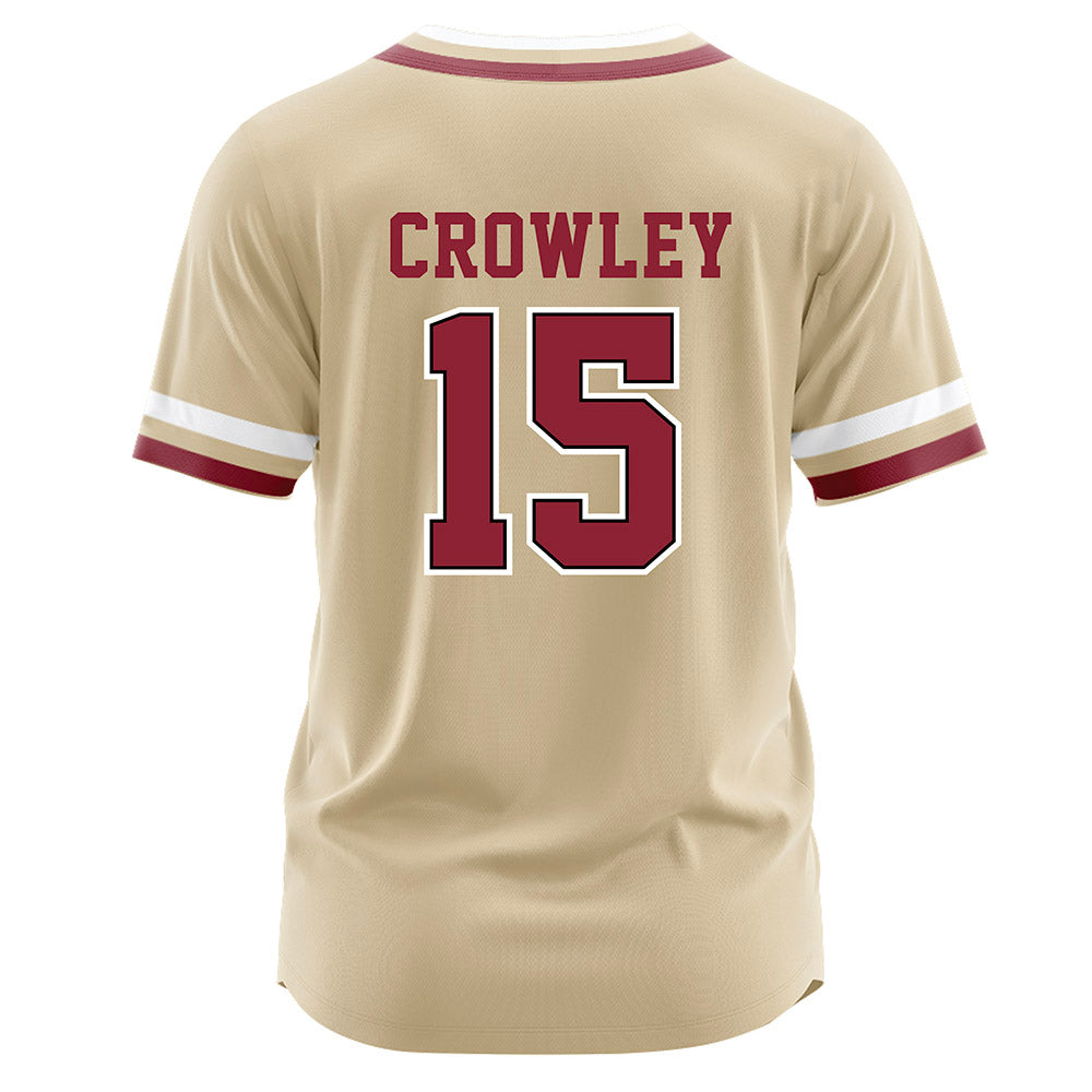 Boston College - NCAA Baseball : Aidan Crowley - Gold Jersey