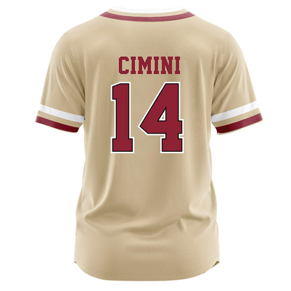 Boston College - NCAA Baseball : Vince Cimini - Gold Jersey