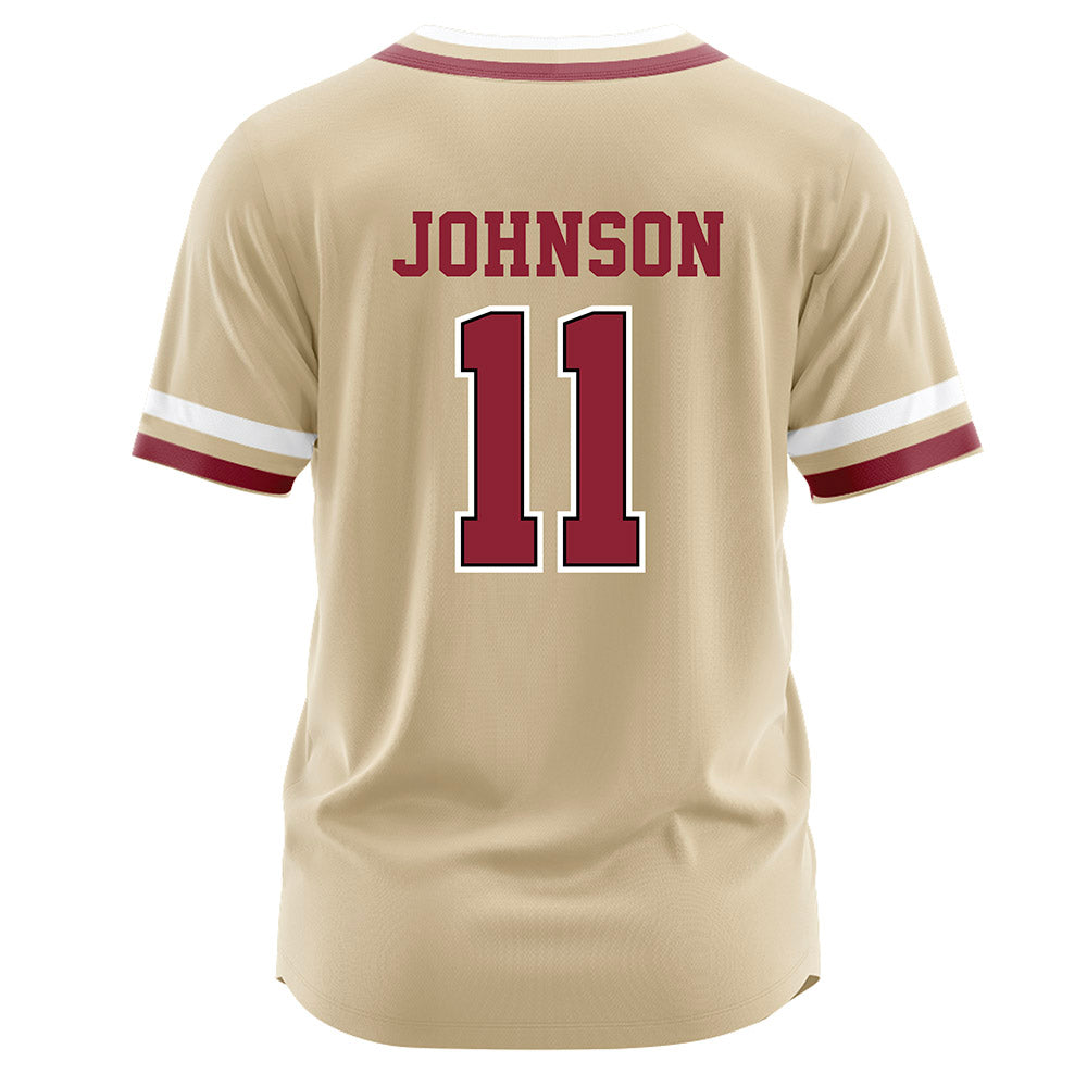 Boston College - NCAA Baseball : Gunnar Johnson - Gold Jersey-1