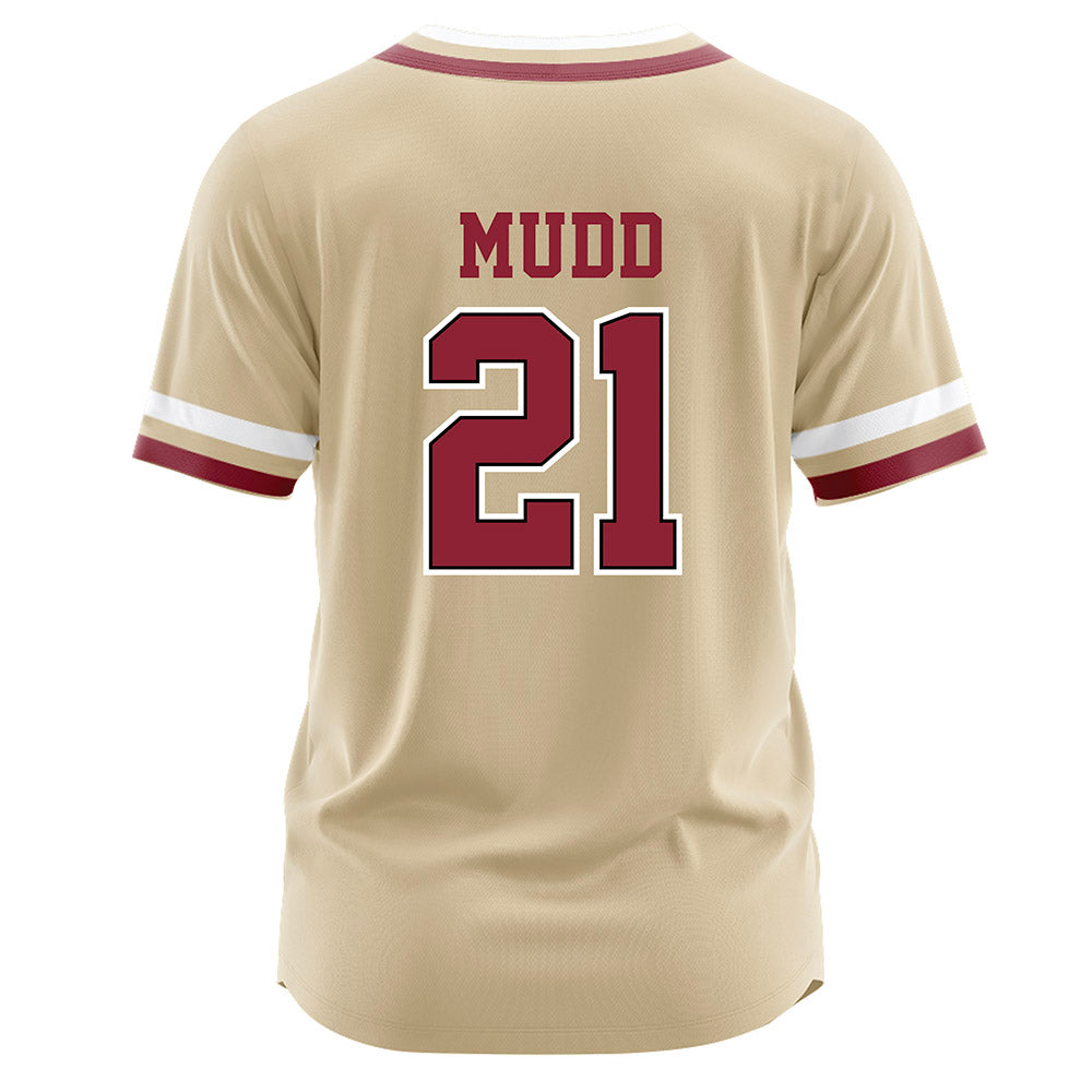 Boston College - NCAA Baseball : Tyler Mudd - Gold Jersey