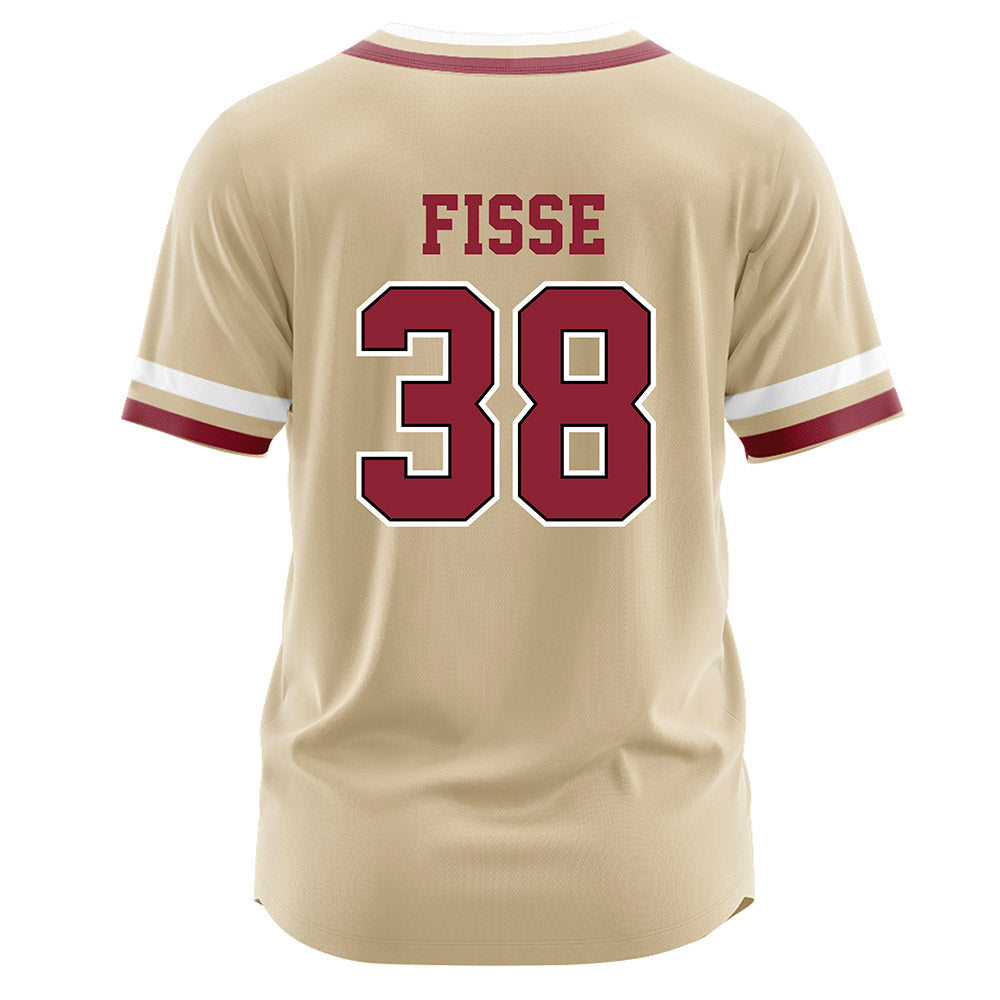 Boston College - NCAA Baseball : Jordan Fisse - Gold Jersey