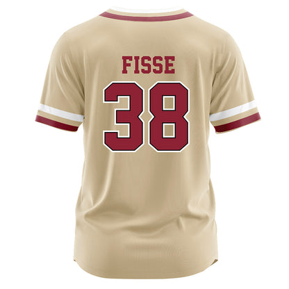 Boston College - NCAA Baseball : Jordan Fisse - Gold Jersey