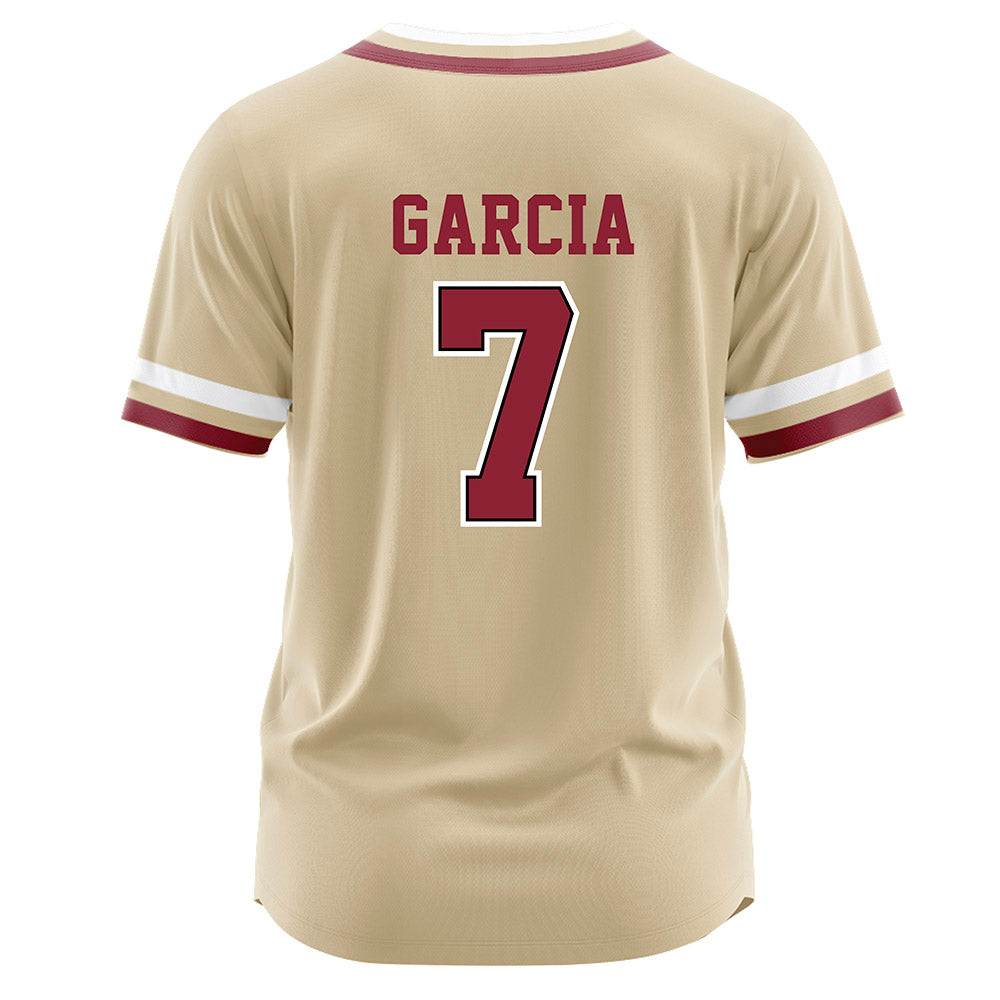 Boston College - NCAA Baseball : Esteban Garcia - Gold Jersey-1