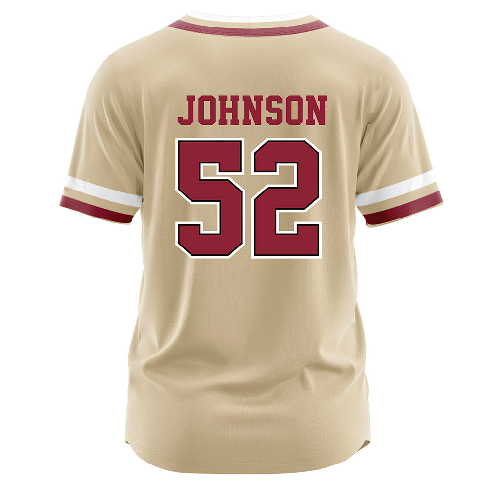 Boston College - NCAA Baseball : Gunnar Johnson - Gold Jersey