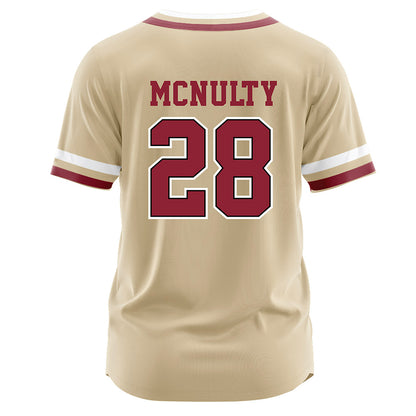 Boston College - NCAA Baseball : Sam McNulty - Gold Jersey