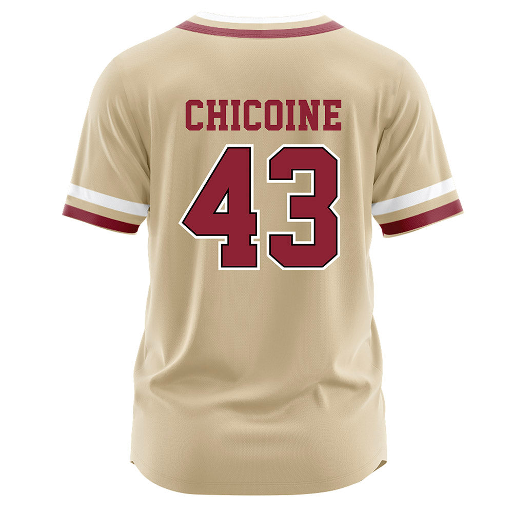 Boston College - NCAA Baseball : Bobby Chicoine - Gold Jersey