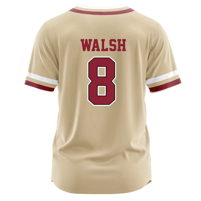 Boston College - NCAA Baseball : Barry Walsh - Gold Jersey