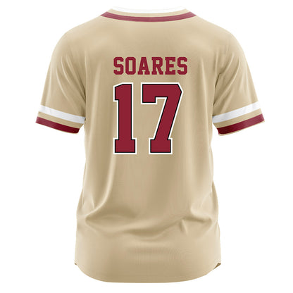 Boston College - NCAA Baseball : Gavin Soares - Gold Jersey