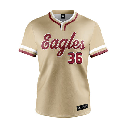 Boston College - NCAA Baseball : Sean Budis - Gold Jersey-0