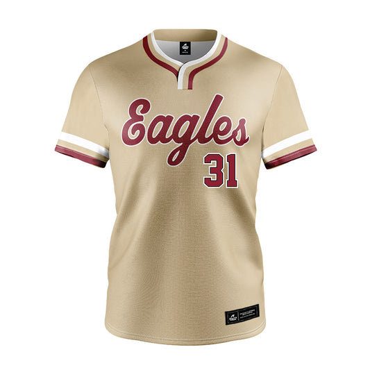 Boston College - NCAA Baseball : Carter Hendrickson - Gold Jersey-0