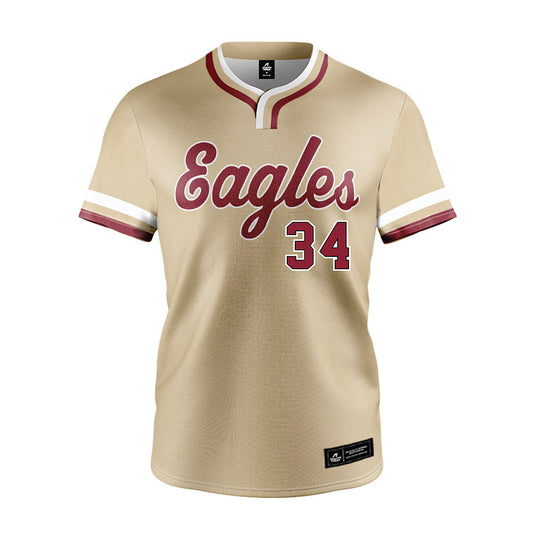 Boston College - NCAA Baseball : Luke Dancona - Gold Jersey-0