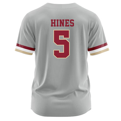 Boston College - NCAA Softball : Zoe Hines - Grey Jersey