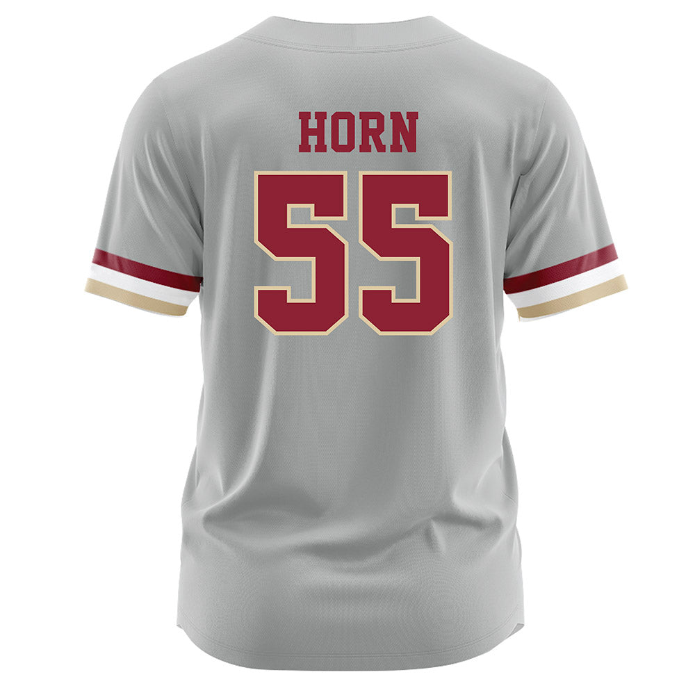 Boston College - NCAA Softball : Sammy Horn - Grey Jersey-1