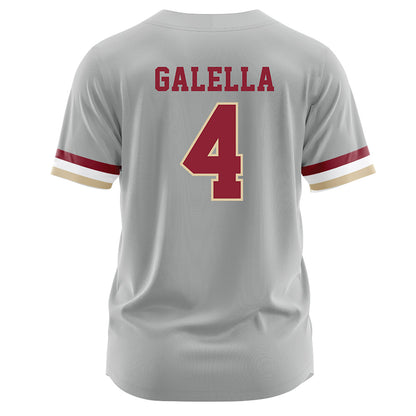 Boston College - NCAA Softball : Mia Galella - Grey Jersey-1