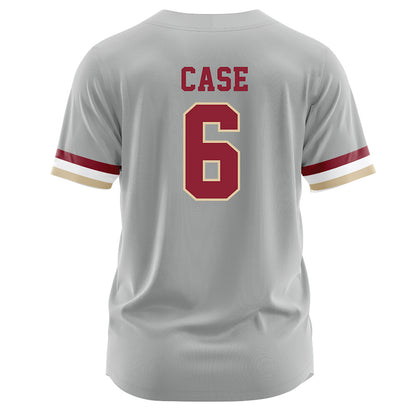 Boston College - NCAA Softball : Kali Case - Grey Jersey