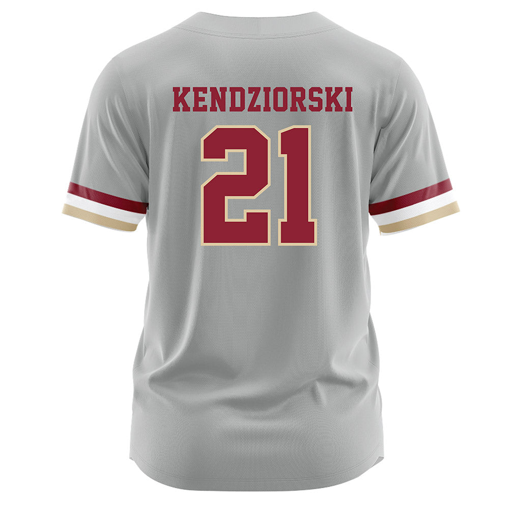 Boston College - NCAA Softball : Bailey Kendziorski - Grey Jersey