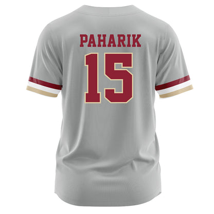 Boston College - NCAA Softball : Holly Paharik - Grey Jersey-1