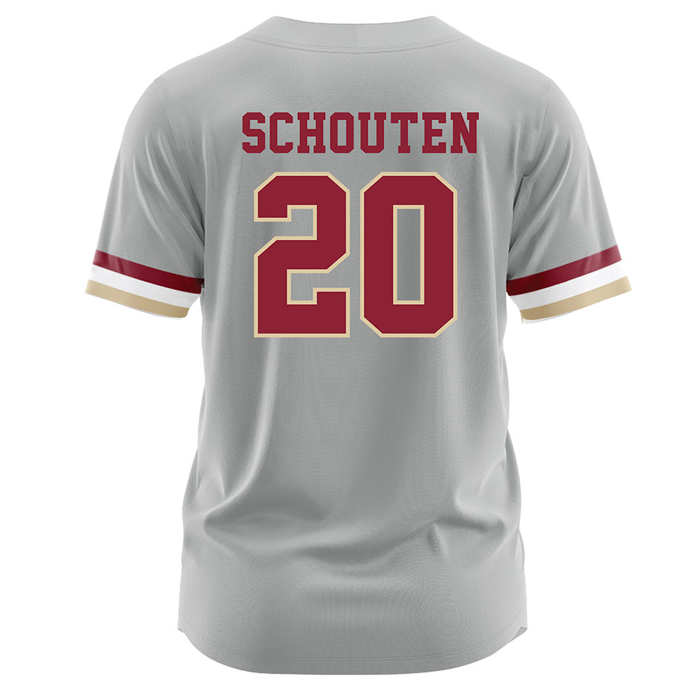 Boston College - NCAA Softball : Meghan Schouten - Grey Jersey