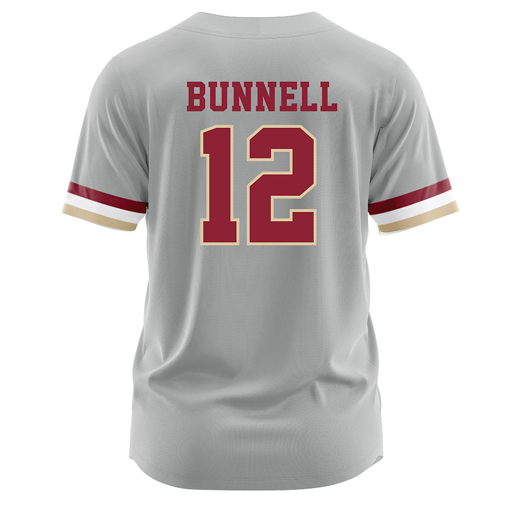 Boston College - NCAA Softball : Carly Bunnell - Grey Jersey-1