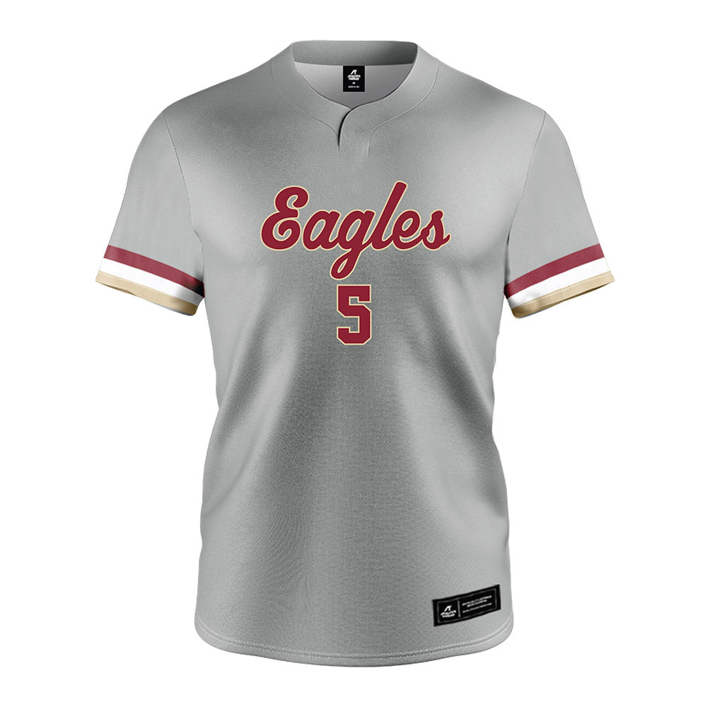 Boston College - NCAA Softball : Zoe Hines - Grey Jersey