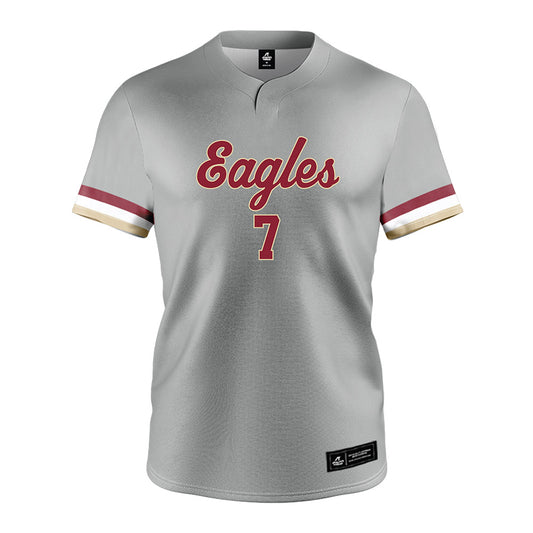 Boston College - NCAA Softball : Tavye Borders - Grey Jersey-0