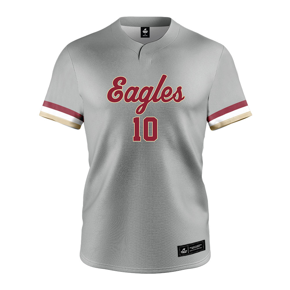 Boston College - NCAA Softball : Darien McDonough - Grey Jersey