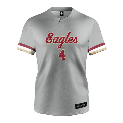 Boston College - NCAA Softball : Mia Galella - Grey Jersey-0