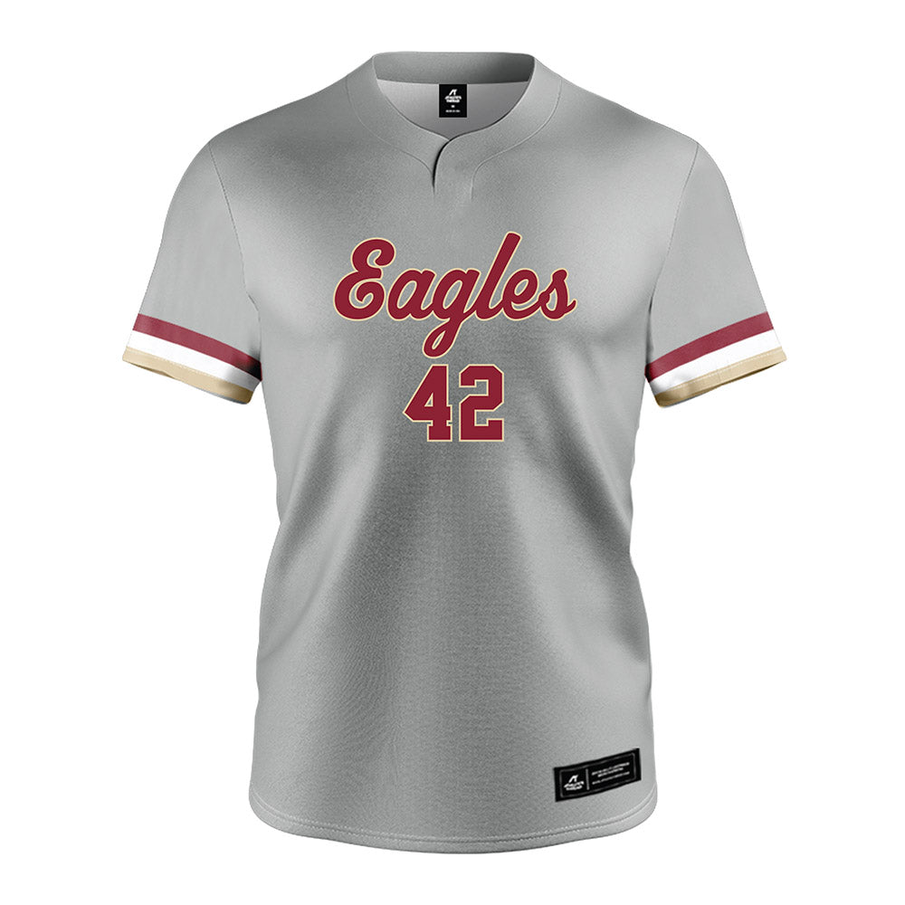 Boston College - NCAA Softball : Emma Jackson - Grey Jersey-0