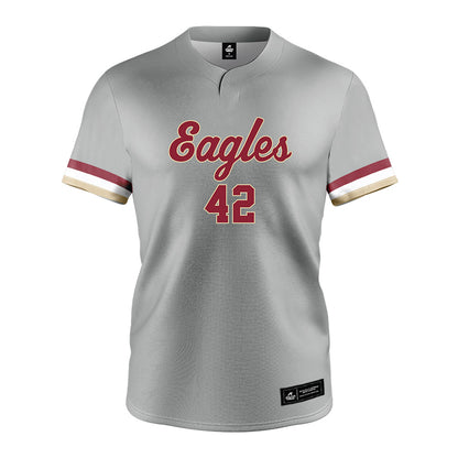 Boston College - NCAA Softball : Emma Jackson - Grey Jersey-0
