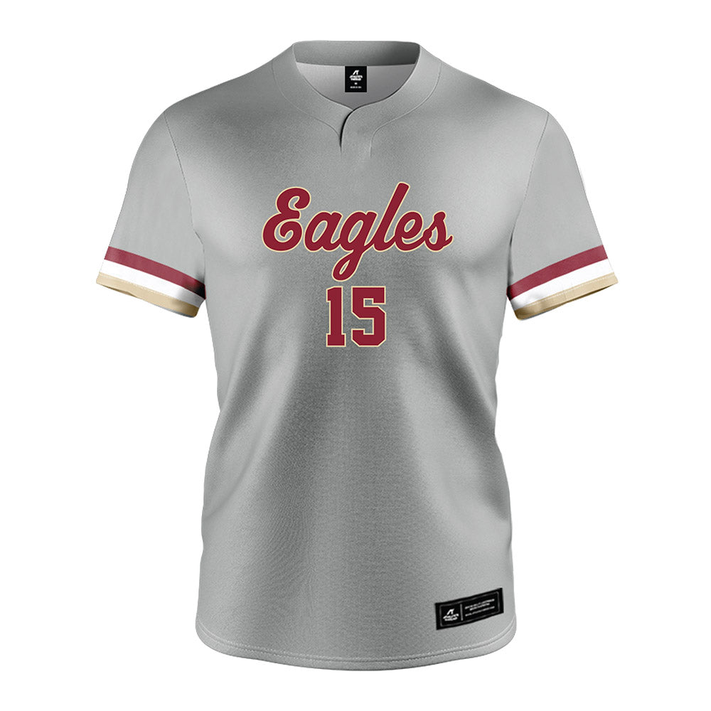 Boston College - NCAA Softball : Holly Paharik - Grey Jersey-0