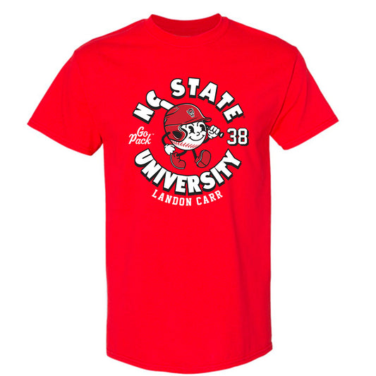 NC State - NCAA Baseball : Landon Carr - Fashion Shersey T-Shirt-0