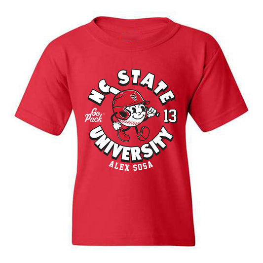 NC State - NCAA Baseball : Alex Sosa - Youth T-Shirt Fashion Shersey
