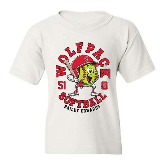 NC State - NCAA Softball : Bailey Edwards - Youth T-Shirt Fashion Shersey