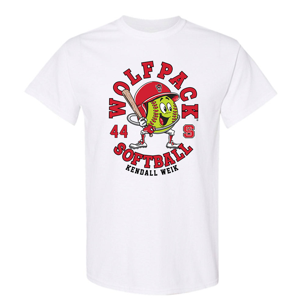 NC State - NCAA Softball : Kendall Weik - Fashion Shersey T-Shirt-0