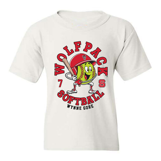 NC State - NCAA Softball : Wynne Gore - Youth T-Shirt Fashion Shersey