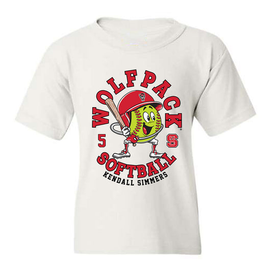 NC State - NCAA Softball : Kendall Simmers - Fashion Shersey Youth T-Shirt
