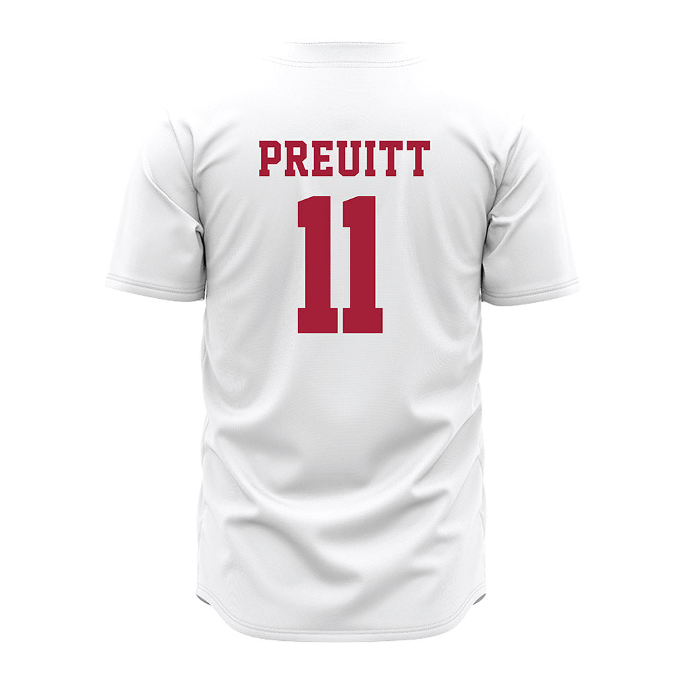 Alabama - NCAA Softball : Larissa Preuitt - White Jersey-1