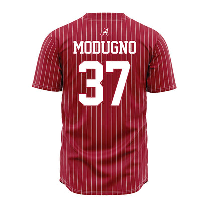 Alabama - NCAA Baseball : Andre Modugno - Pinstripe Jersey-2