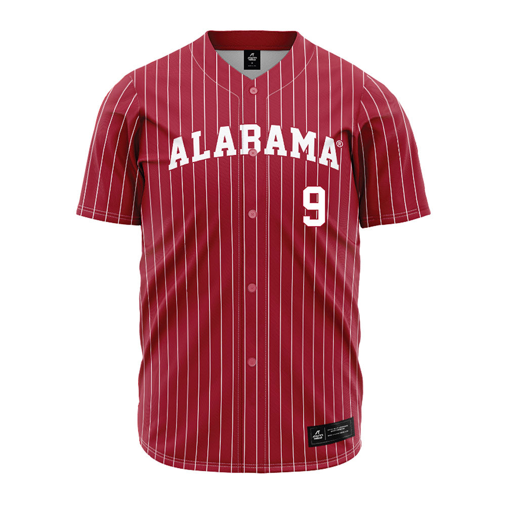 Alabama - NCAA Baseball : Bryce Fowler - Pinstripe Jersey-1