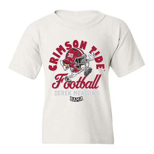 Alabama - NCAA Football : Derek Meadows - Youth T-Shirt-0
