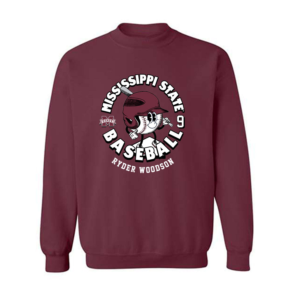 Mississippi State - NCAA Baseball : Ryder Woodson - Fashion Shersey Crewneck Sweatshirt-0