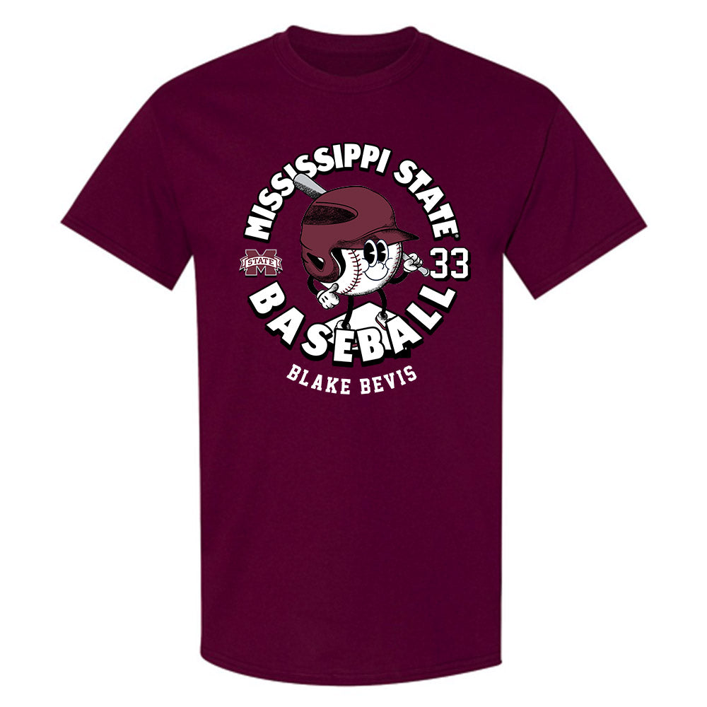 Mississippi State - NCAA Baseball : Blake Bevis - Fashion Shersey T-Shirt-0