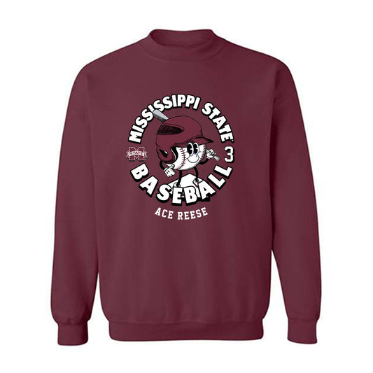 Mississippi State - NCAA Baseball : Ace Reese - Fashion Shersey Crewneck Sweatshirt-0
