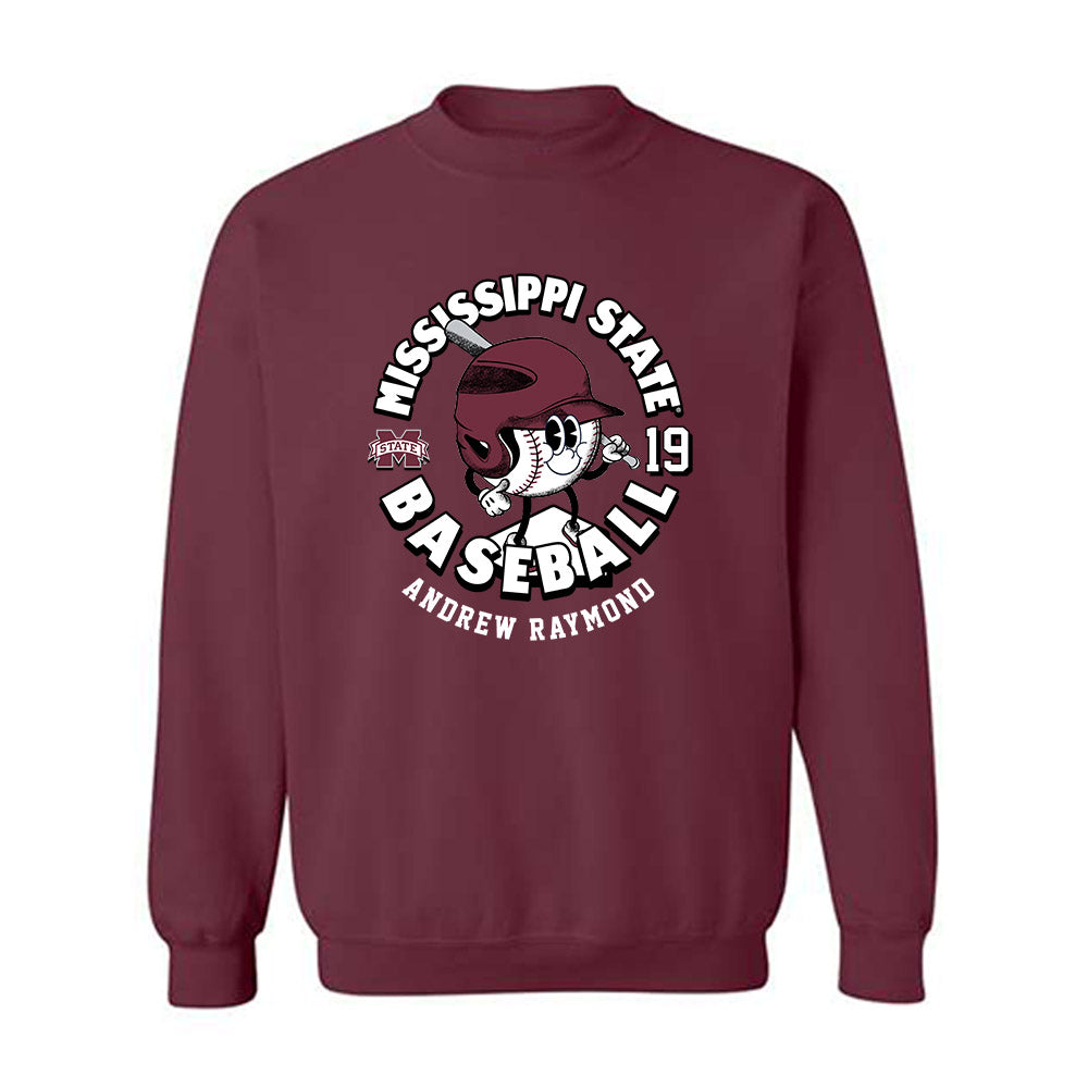 Mississippi State - NCAA Baseball : Andrew Raymond - Fashion Shersey Crewneck Sweatshirt-0