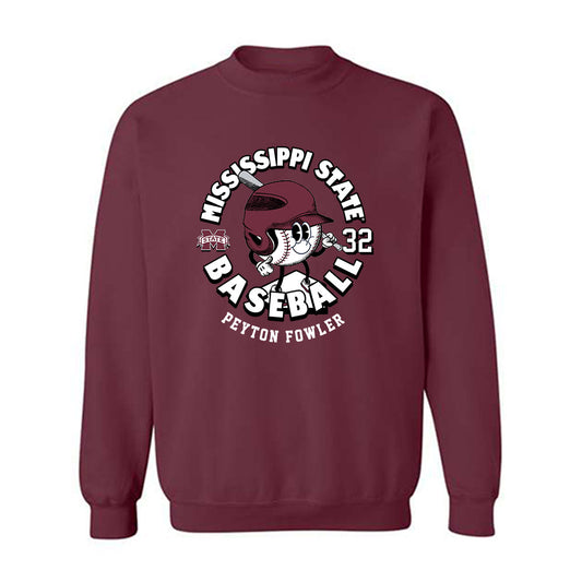 Mississippi State - NCAA Baseball : Peyton Fowler - Fashion Shersey Crewneck Sweatshirt-0