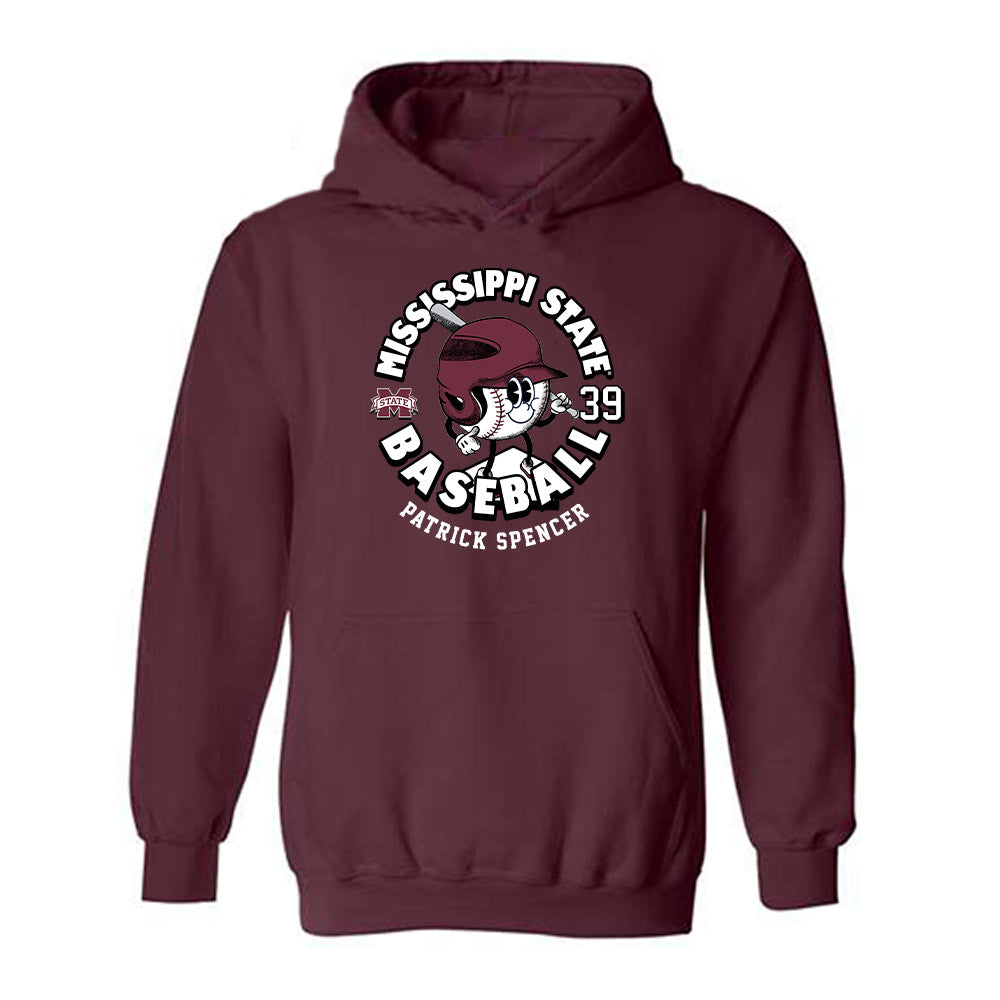 Mississippi State - NCAA Baseball : Patrick Spencer - Fashion Shersey Hooded Sweatshirt-0