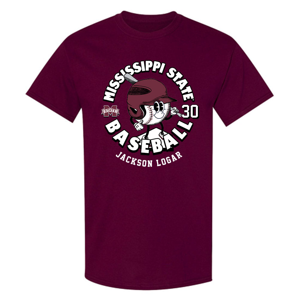 Mississippi State - NCAA Baseball : Jackson Logar - Fashion Shersey T-Shirt-0