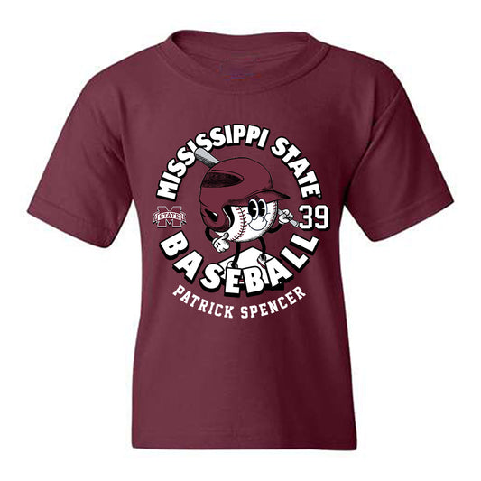 Mississippi State - NCAA Baseball : Patrick Spencer - Fashion Shersey Youth T-Shirt-0