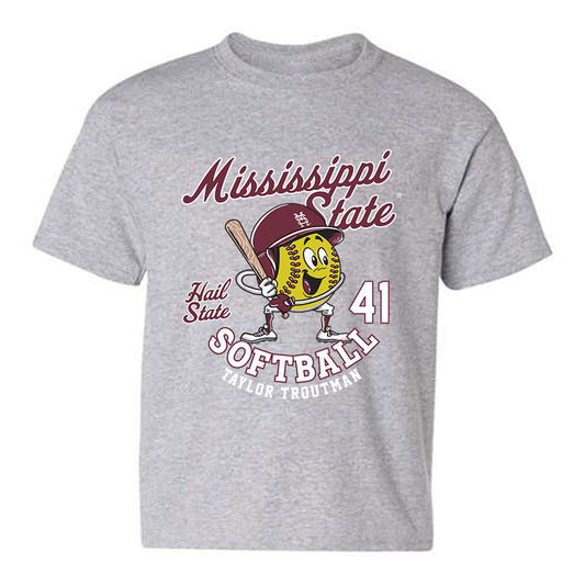 Mississippi State - NCAA Softball : Taylor Troutman - Fashion Shersey Youth T-Shirt-0
